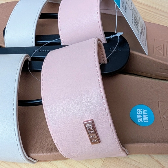 Reef Hali Slide Pink Duo Cushion Comfort Women's Size 7 - Picture 3 of 6